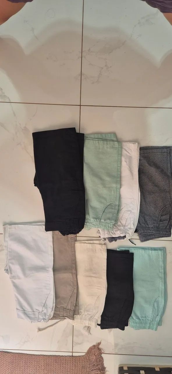 Bermudas infantil masculina tamanho 12  - Foto 3