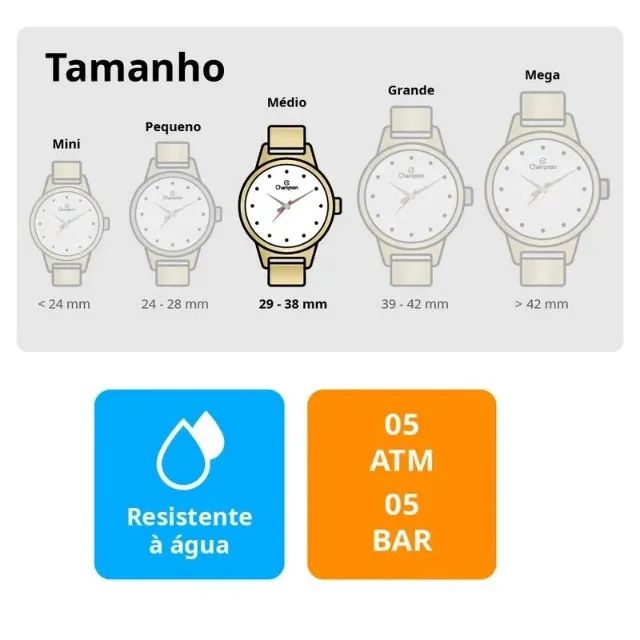 Relogio Feminino Champion CH24795G - Foto 2