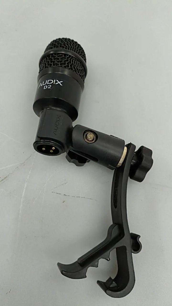 MICROFONE DE BATERIA AUDIX D2 POUCO USO 