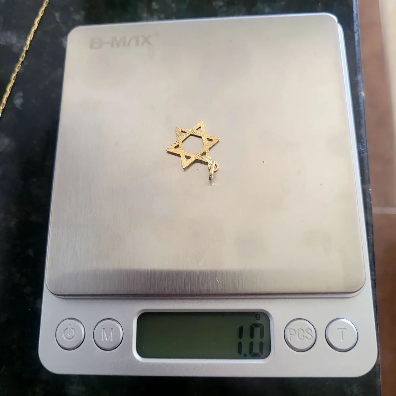 Corrente de ouro 18k 750 com pingente  tamanha 46 - Foto 5