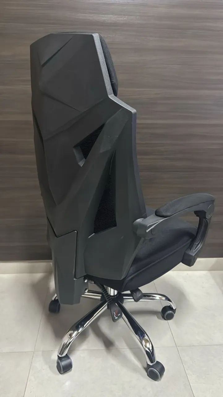 Cadeira Gamer Falcon Tela Base Cromada (Nova Direto da Fábrica) - Foto 5