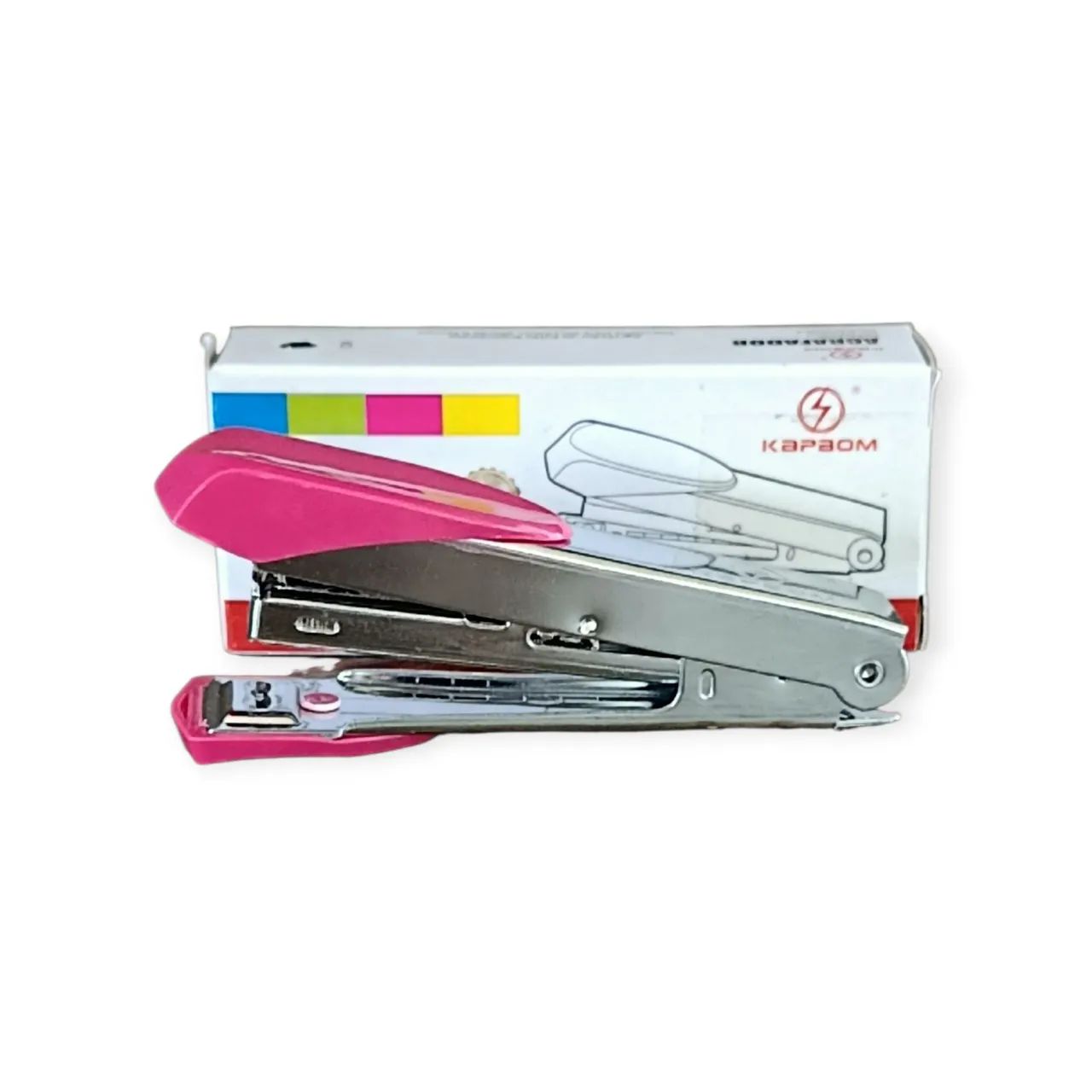 Grampeador rosa