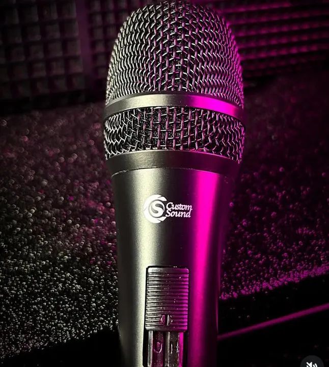 Microfone profissional unidirecional Custom Sound CSMS 835 - Foto 3