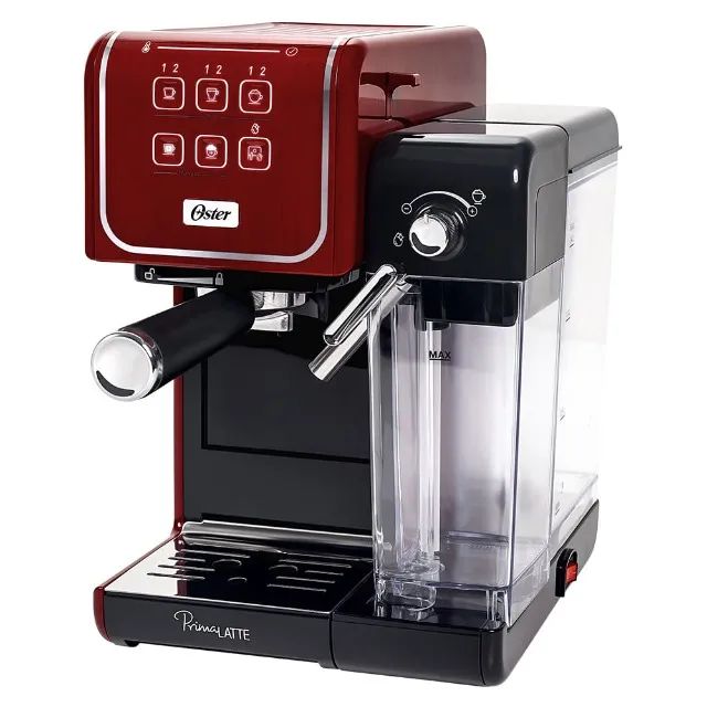 Cafeteira Espresso Oster PrimaLatte Touch Red