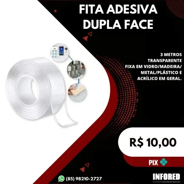 Fita adesiva dupla face