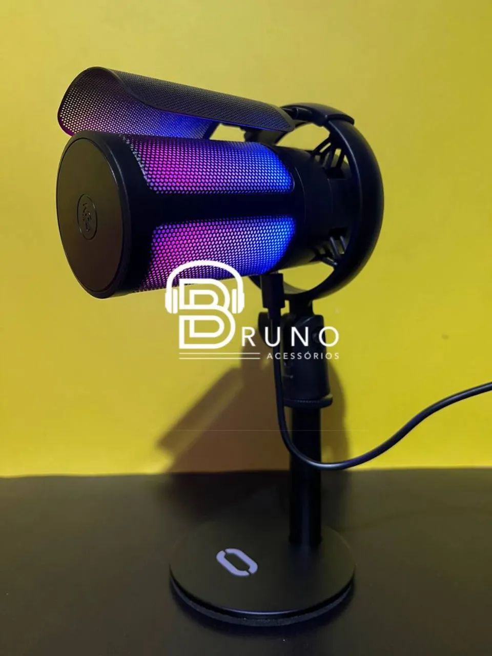 Microfone USB RGB TOMATE MT-10408 - Foto 5