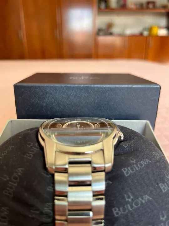 Relógio Bulova Masculino - Usado apenas em 2 ocasiões (casamentos)  - Foto 5