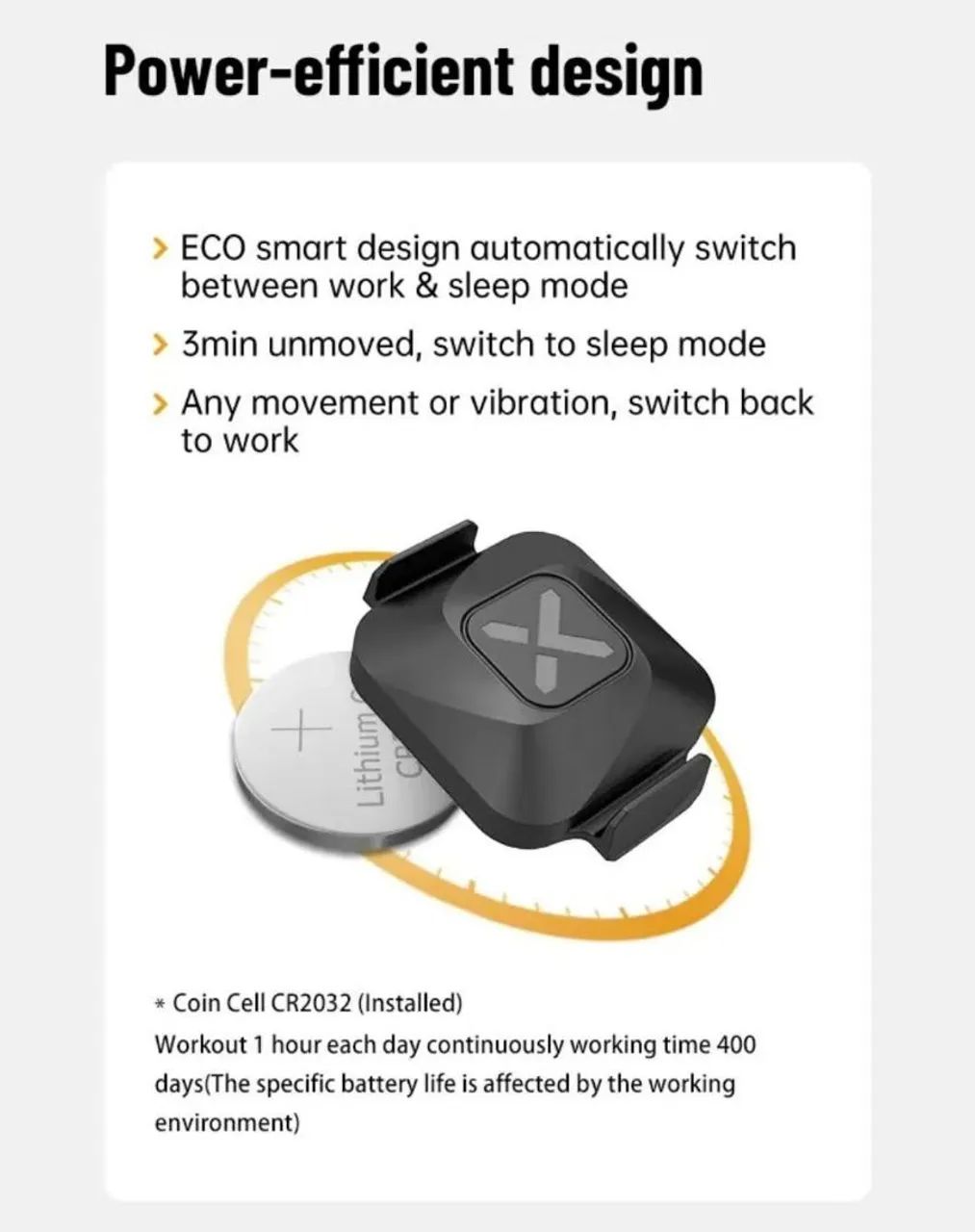 Sensor de Cadência/Velocidade Xoss  "Strava"  - Foto 4