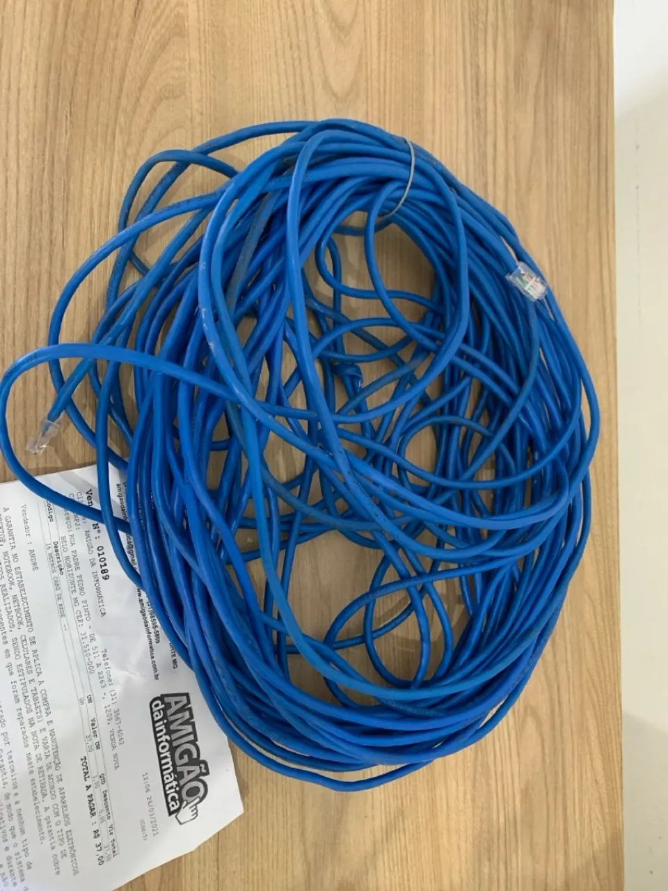 Cabos de rede 16 metros Azul
