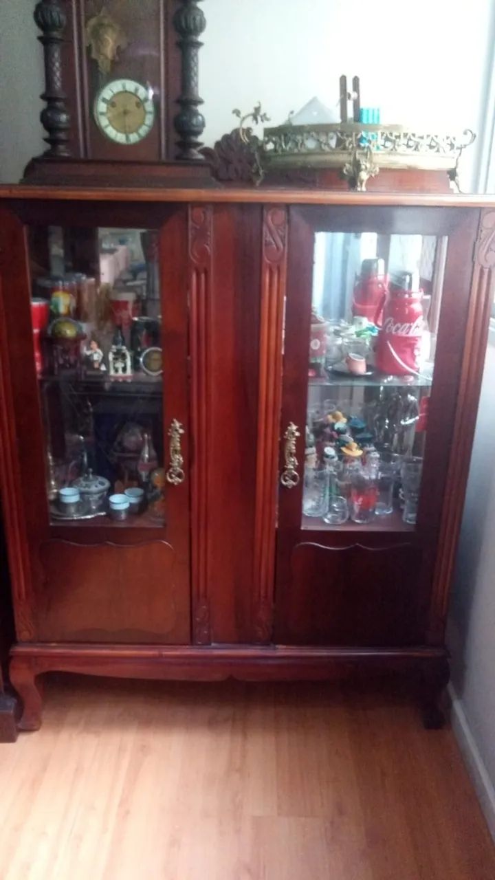 Cristaleira antiga restaurada - Foto 2