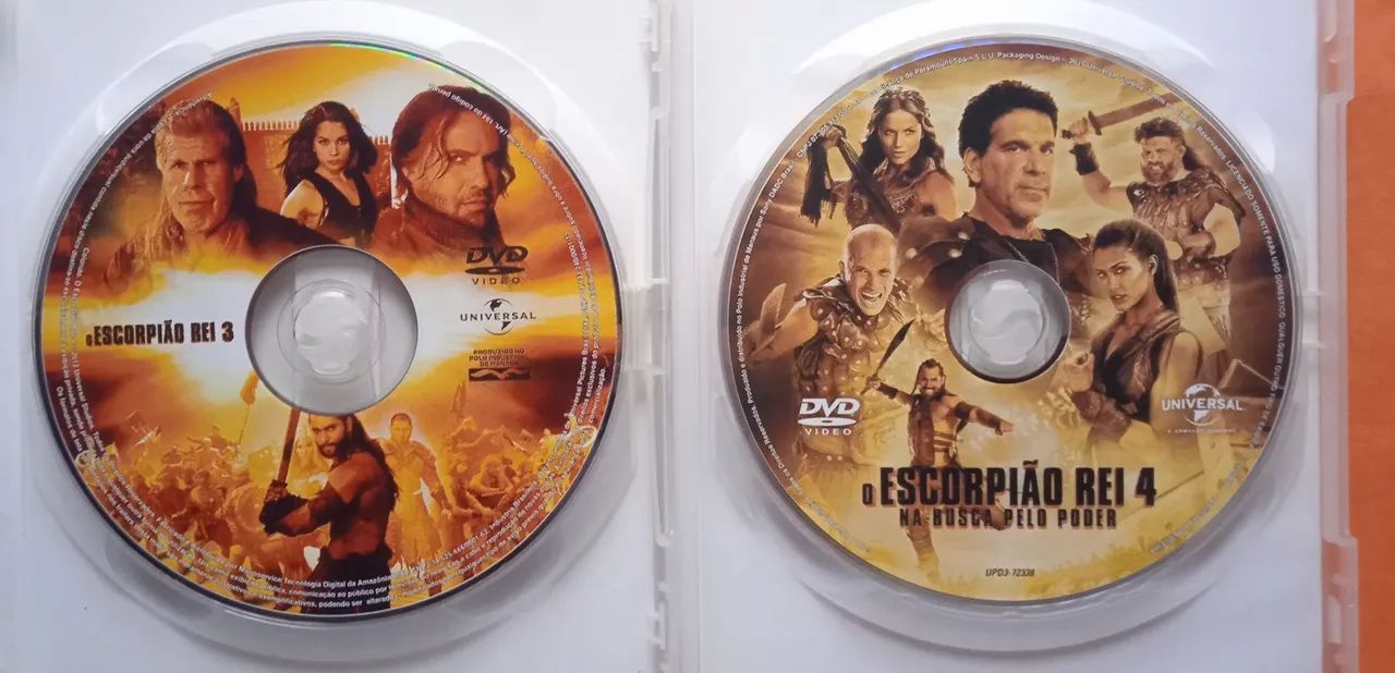 Dvd Coleção A Múmia e O Escorpião Rei - 7 Filmes - CDs, DVDs etc