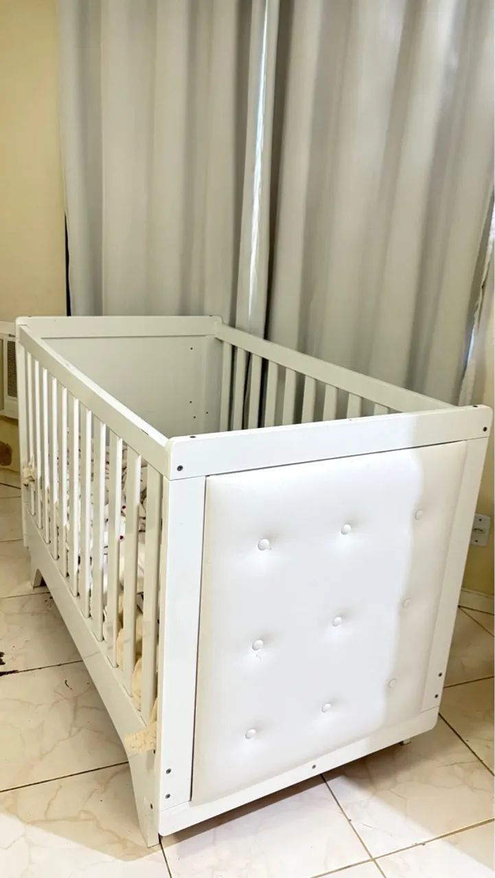 Berço + colchão + kit berço 65580423976450123