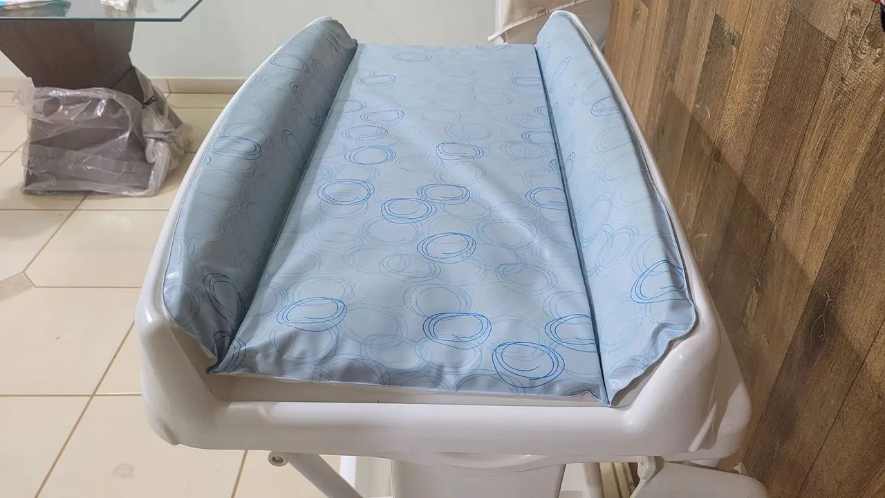 Banheira com trocador de bebê Splash - Branco - Foto 5