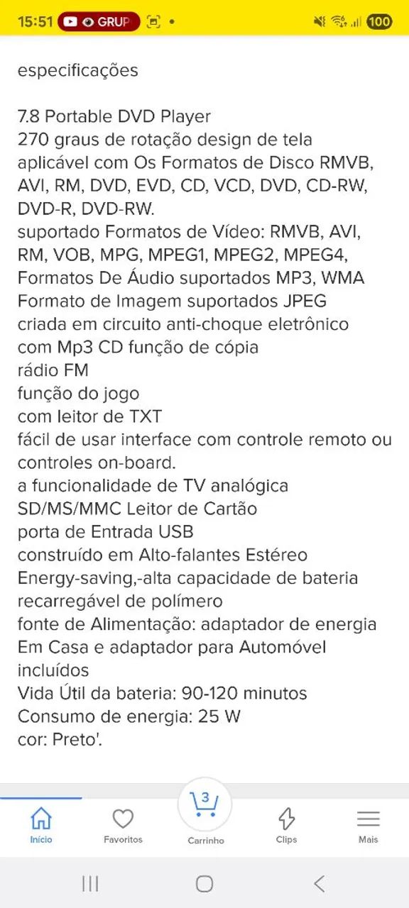 DVD portátil  - Foto 6