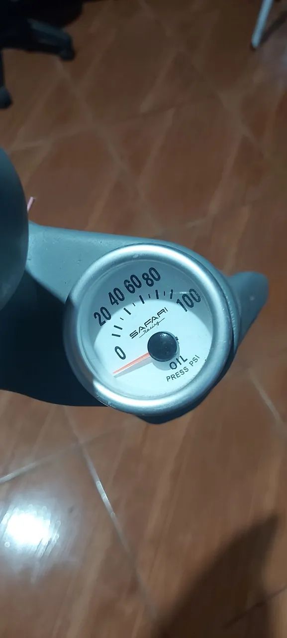 Kit relógios (SAFARI) para carro pressão óleo temperatura conta giros - Foto 2