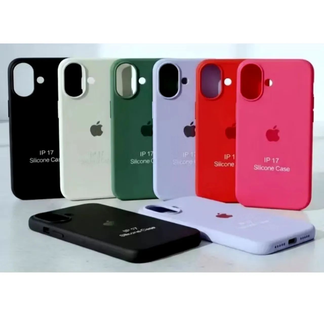 Case iPhone 17 Emborrachada Aveludada Consulte Cores Disponíveis Pelo Chat 