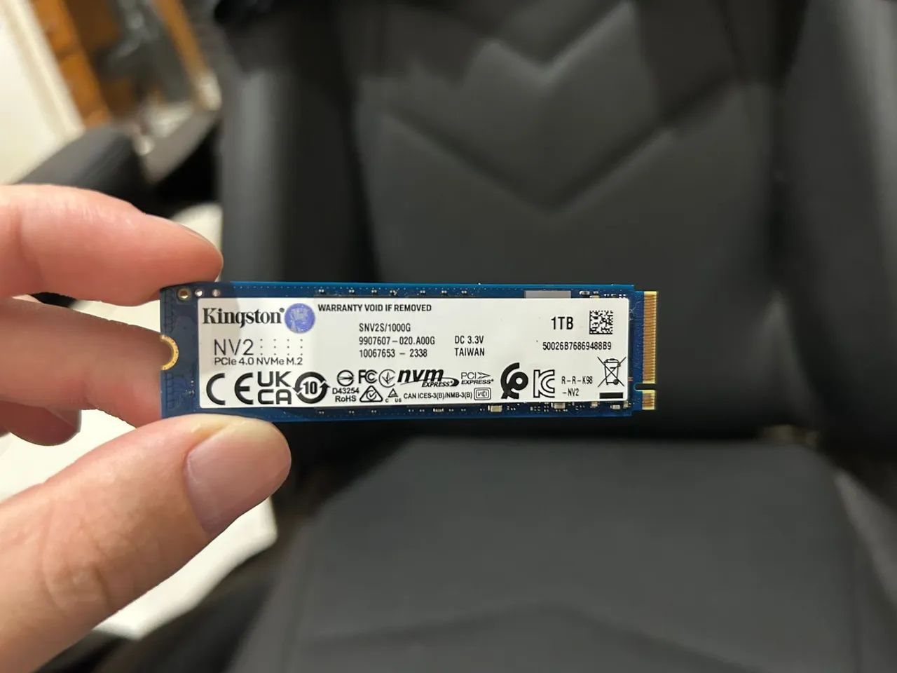 Kingston NV2 SSD 1TB M.2 NVMe (PCIe 4.0) – Formatted and Ready to Use64617795347971120
