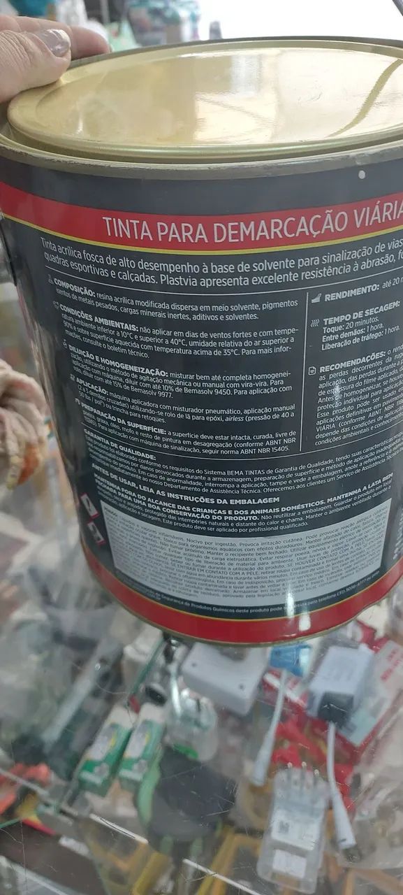  Tinta Plastvia Demarcação Viária - Foto 3