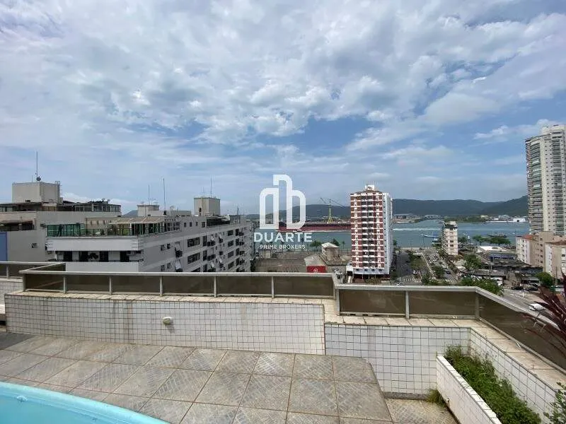 Vendo cobertura em Santos, vista mar, piscina, churrasqueira, 2 vagas