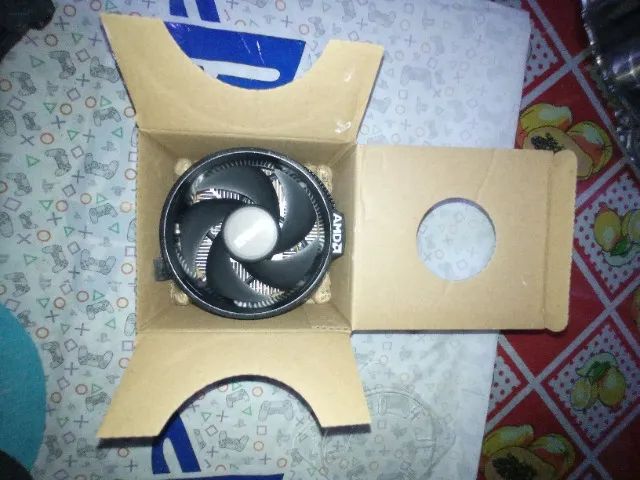 AMD Wraith Stealth Socket AM4 4 pinos conector CPU Cooler com dissipador de calor de alumí - Foto 3