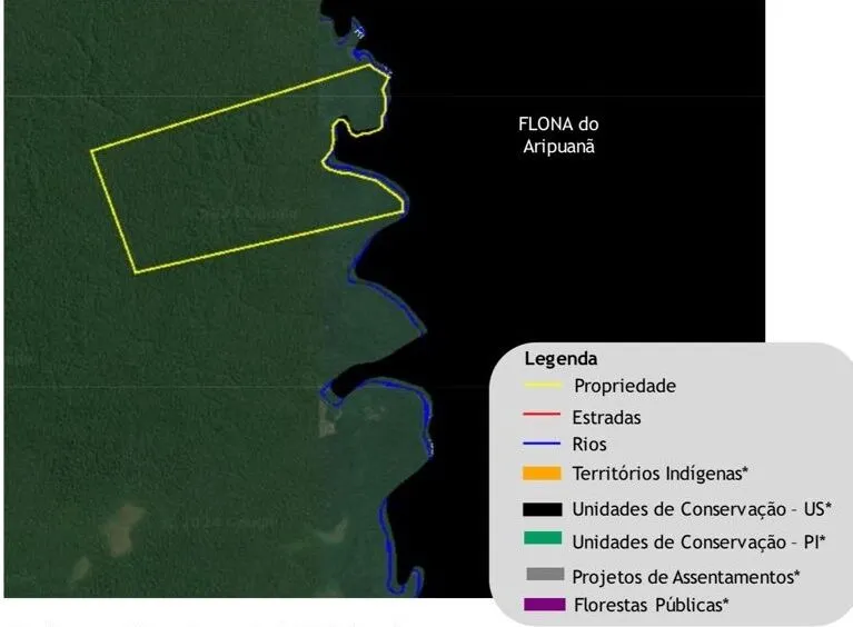 Fazenda para Venda ou arrendamento, ideal para manejo florestal ou crédito de carbono no A