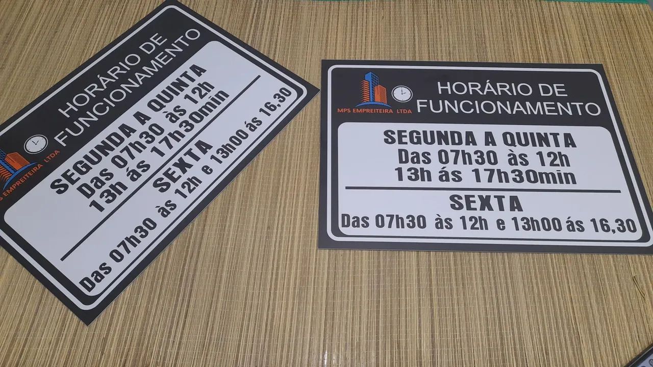 Kit 5 placas pvc  personalizasas 20x30 cm frente  - Foto 3
