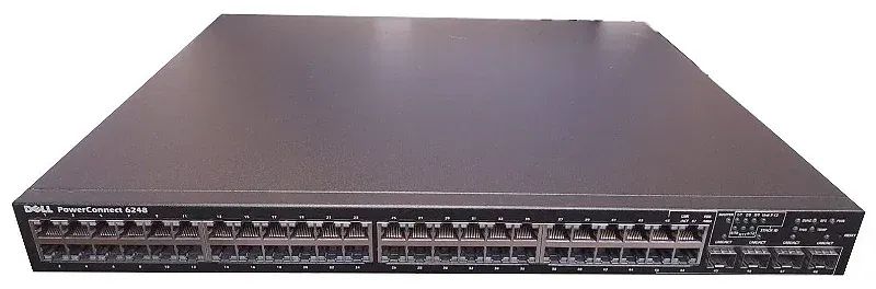 Switch Dell Power Connect 6248 48 Portas Giga + 4Sfp