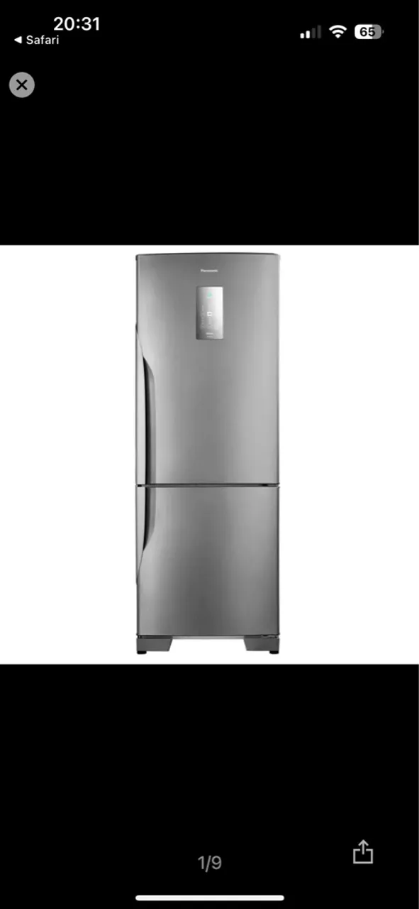 Geladeira Panasonic Bottom Freezer Frost Free