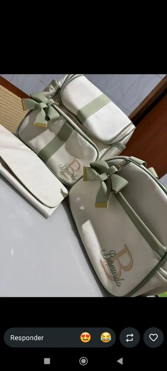 Bolsa de bebê personalizado.