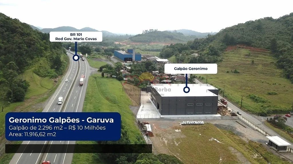 Galpão 2.296,46m² Tres Barras Garuva - Foto 5
