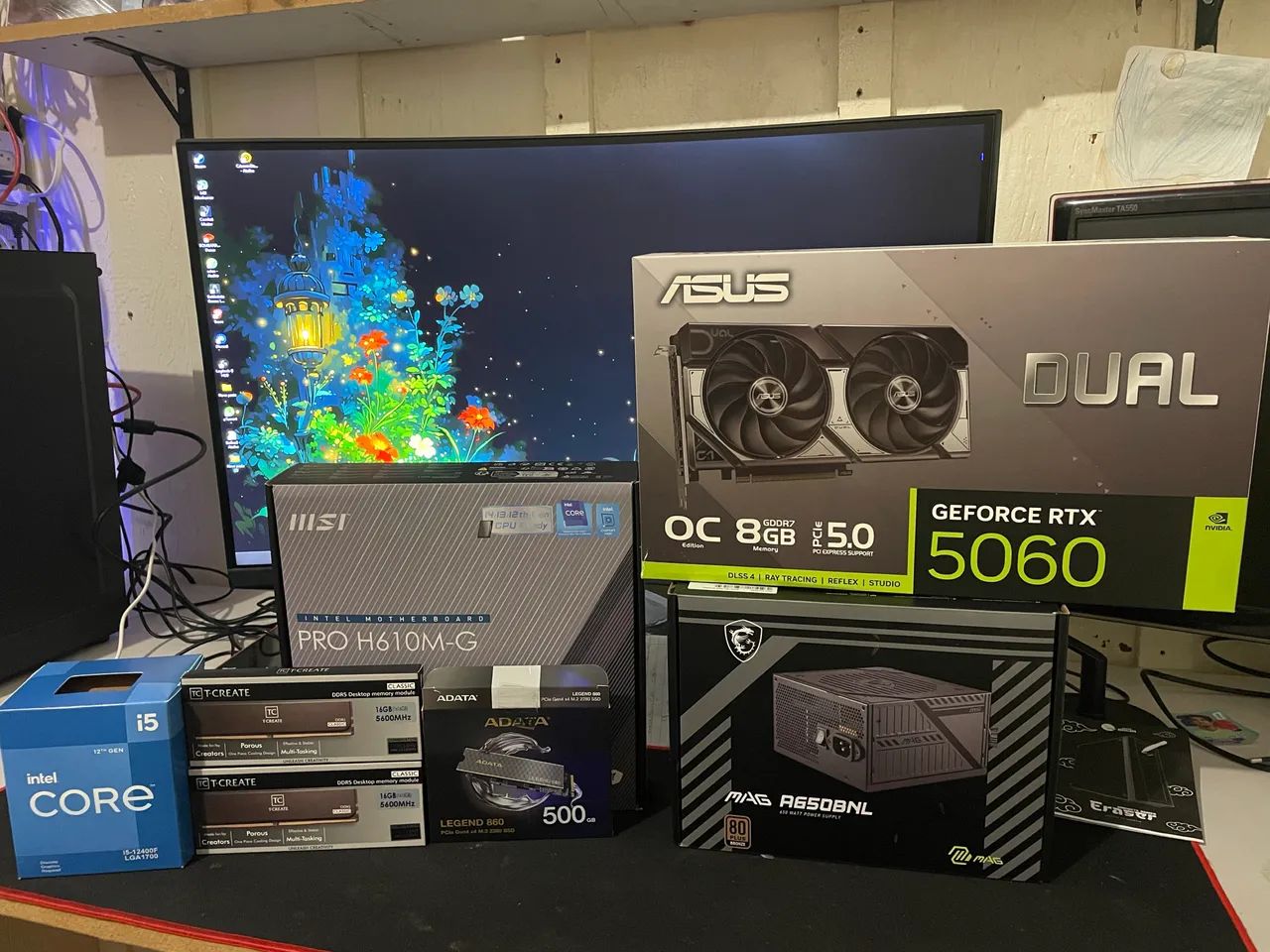 Pc completo Rtx 5060