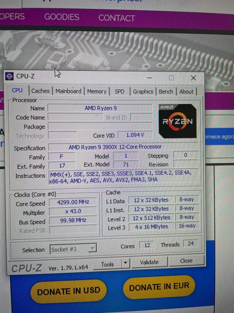 Ryzen 9 3900x