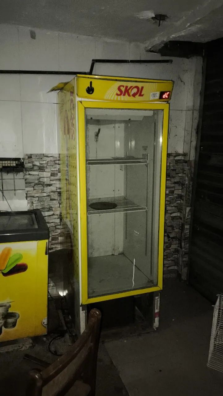 Cervejeira e freezer