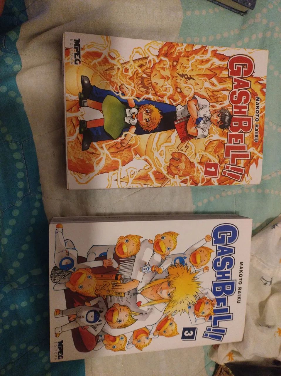Mangá GashBell Volume 1 e 3 