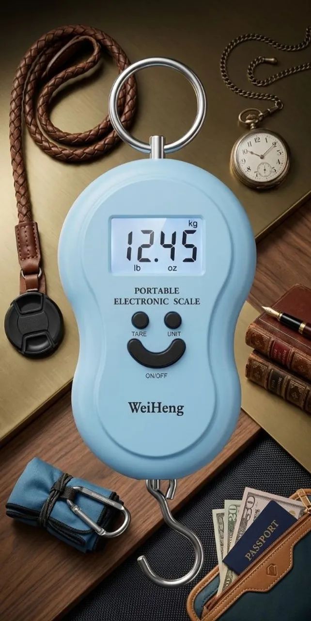 Balança digital portátil para viagem