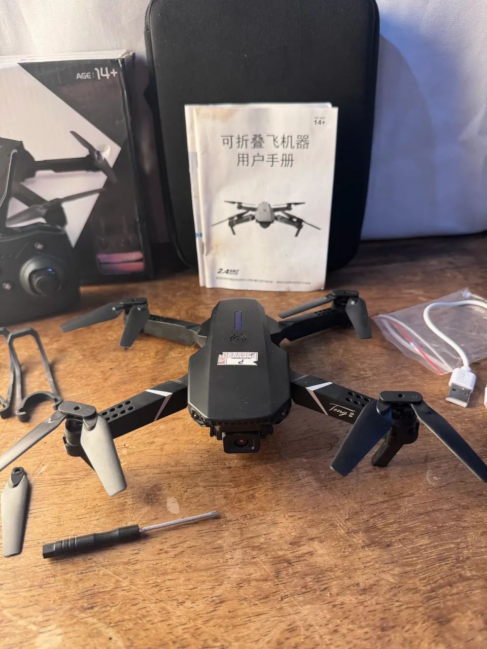 Drone Inspiration Mini Pro 4k Com Câmera Full HD e GPS, Pack Maleta - Foto 2