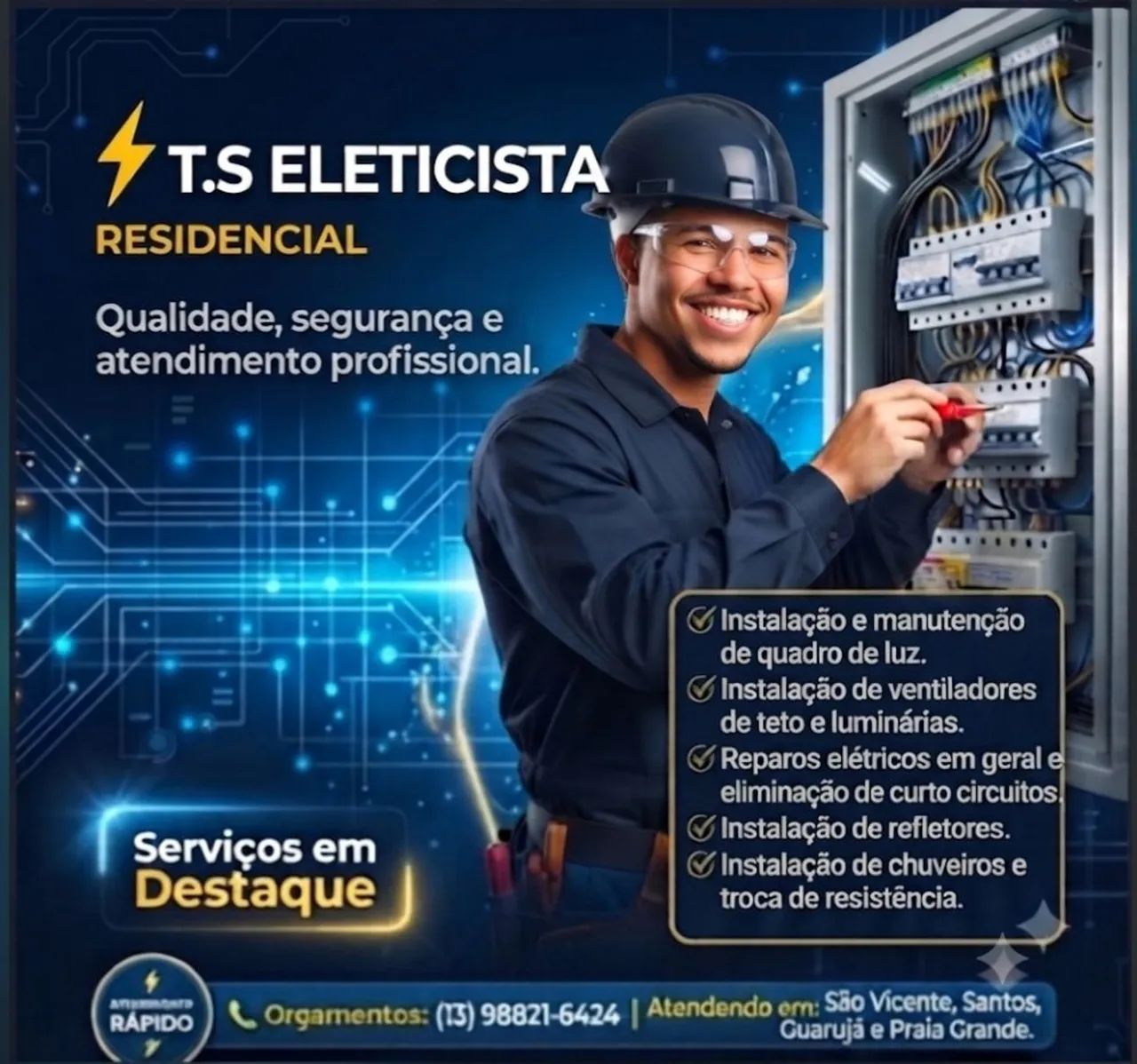 Eletricista instalador