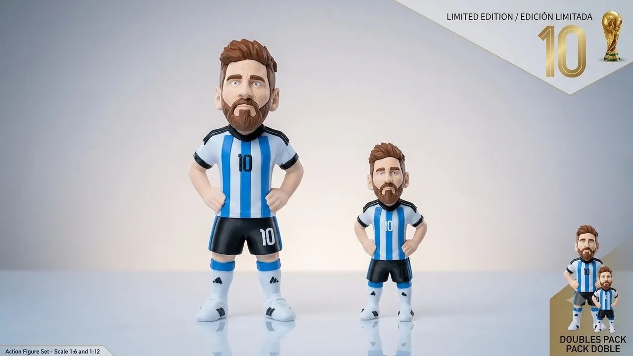 Boneco 3D Messi Versão Colecionador - Foto 2