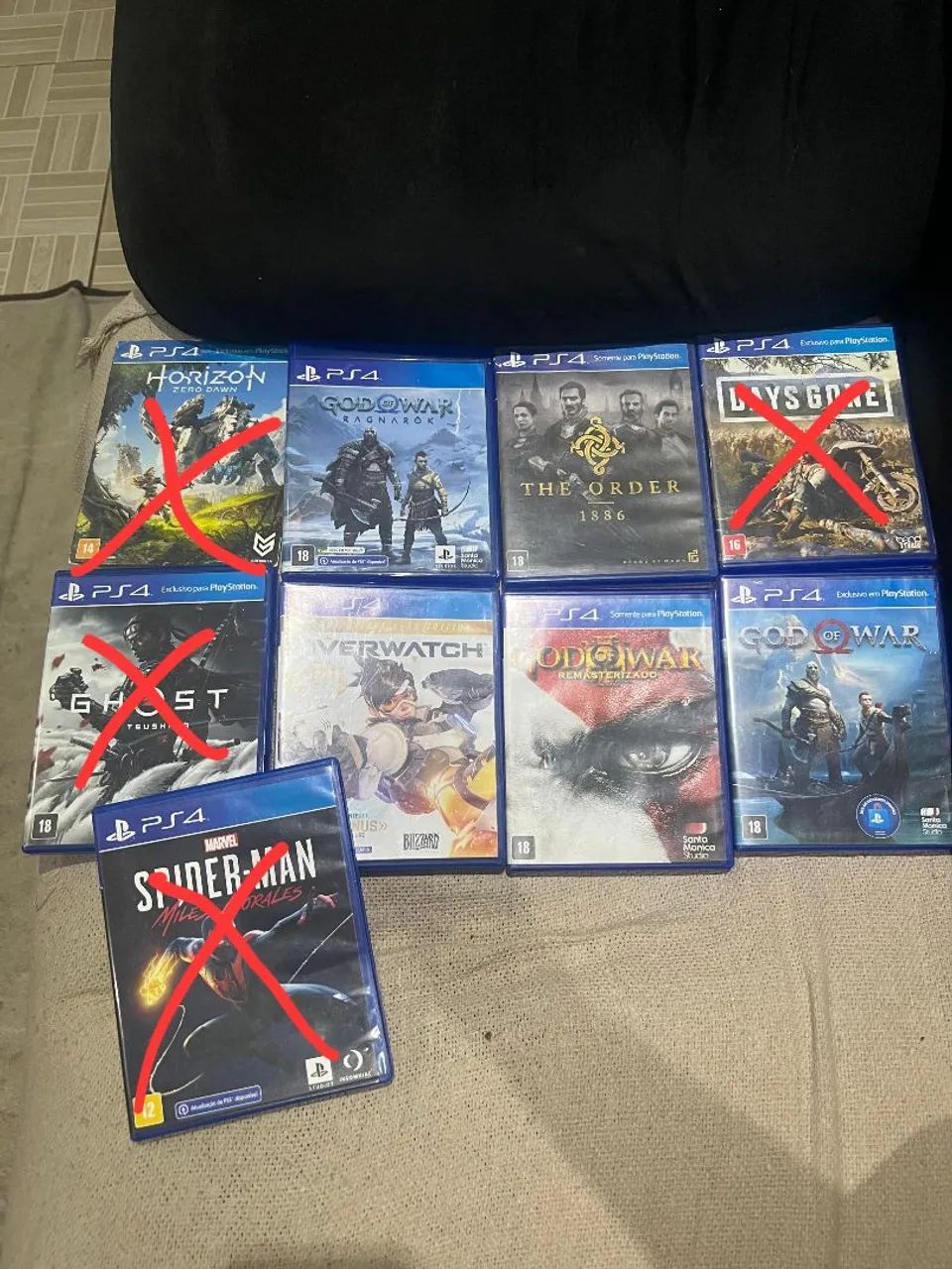 CDs de ps4