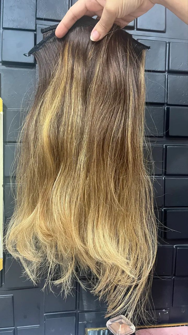 Cabelo humano morena iluminada  - Foto 2