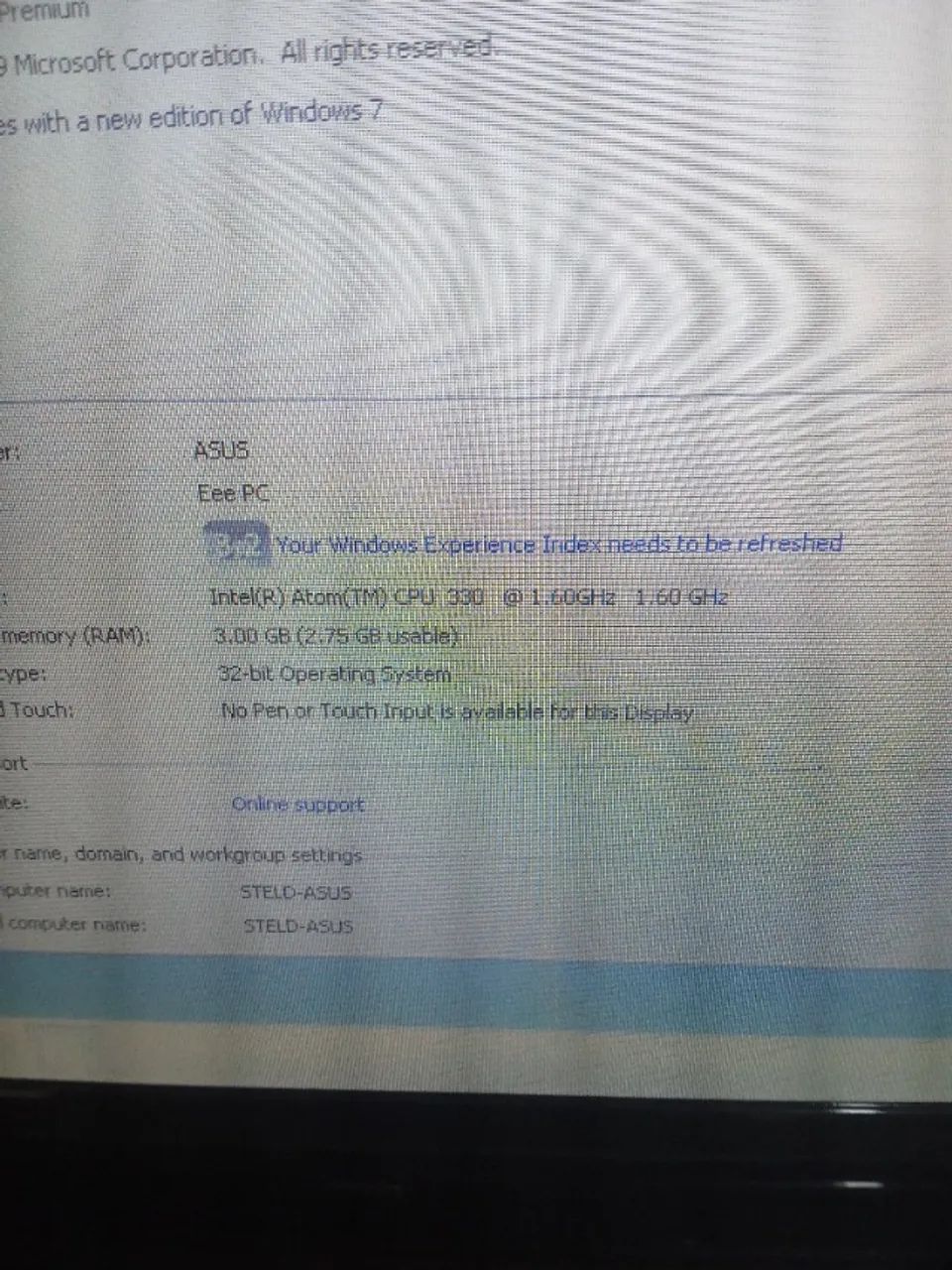 Netbook Asus Eee pc1201n - Tela manchada. - Foto 5