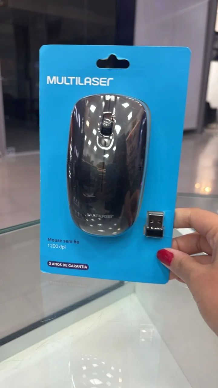 MOUSE MULTI SEM FIO 1200DPI