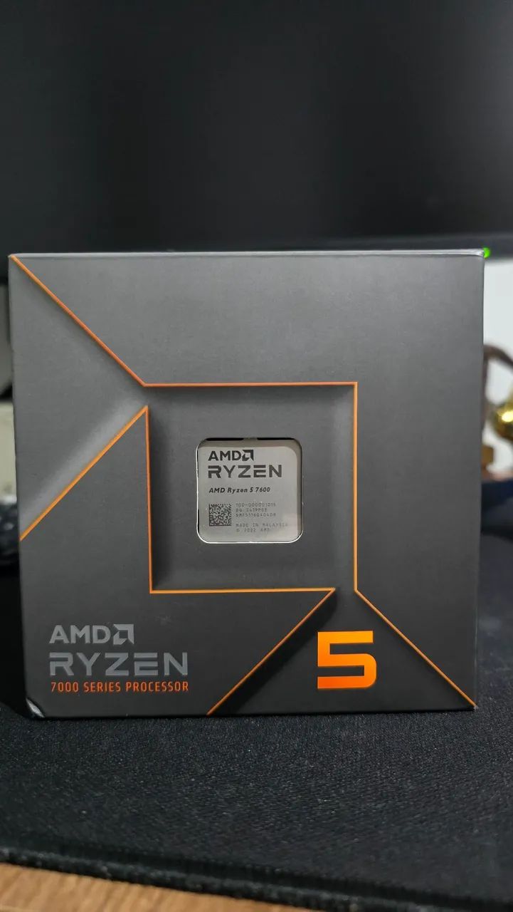 B650i Night Devil + Ryzen 5 7600 (c/ caixa e cooler) - Foto 3