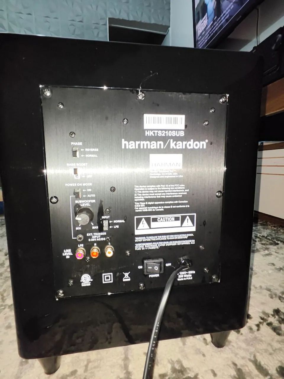 Subwoofer Harman Kardon HKTS 210 - Foto 3
