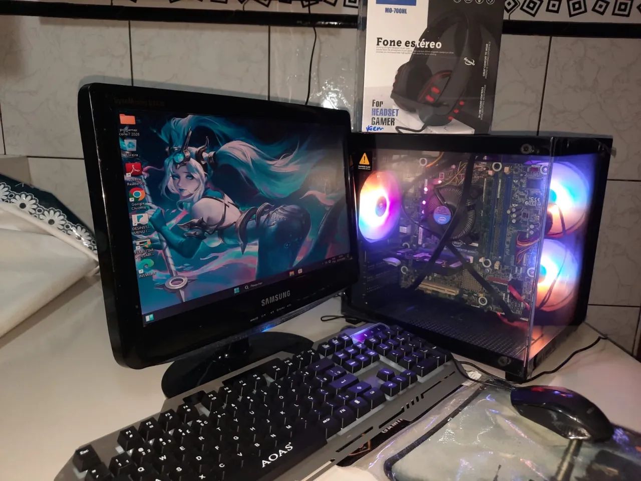 Computador gamer core i7 aquário  - Foto 3