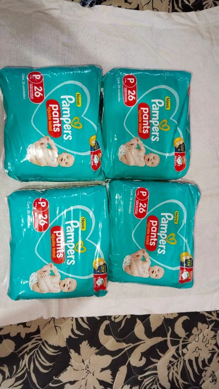 Vende -se fraudas  tamanho P, da marca Pampers 