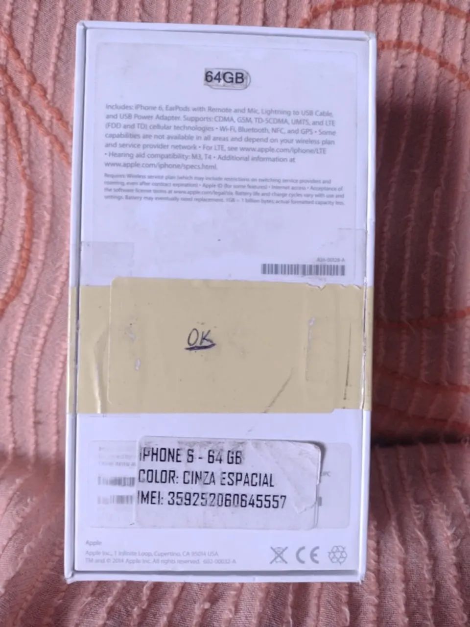 CAIXA VAZIA IPHONE 6 - 64GB - Foto 3