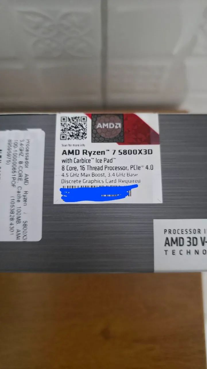 Processador Ryzen 7 5800x3d AM4 - Foto 3
