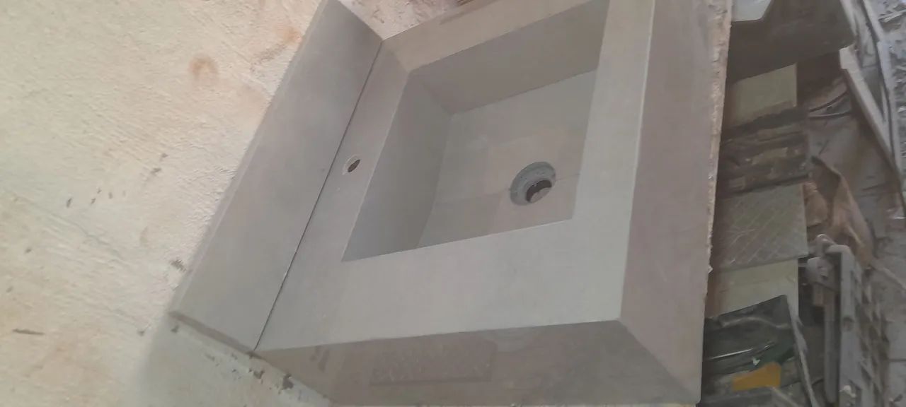 Bancada de porcelanato 50x40 cinza  - Foto 2