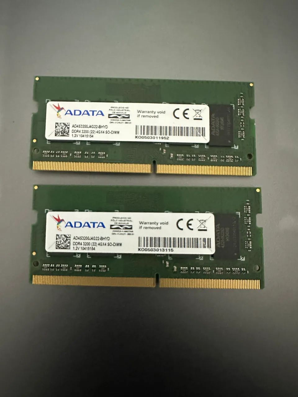 2 x 4gb ddr4 3200mhz Adata
